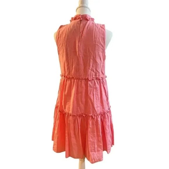 VINCE CAMUTO LINEN COTTON BLEND SLEEVELESS SUNDRESS SIZE 8 - Picture 6 of 9